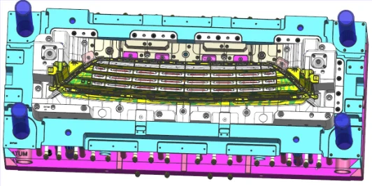 Grille mold design drawing