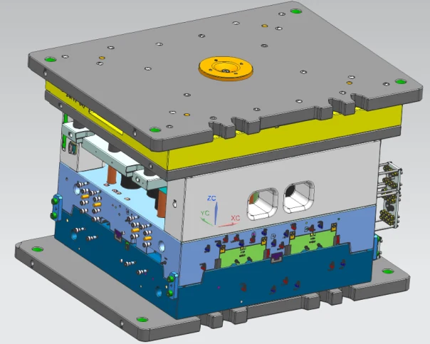 Three-dimensional mold assembly design in the company profile